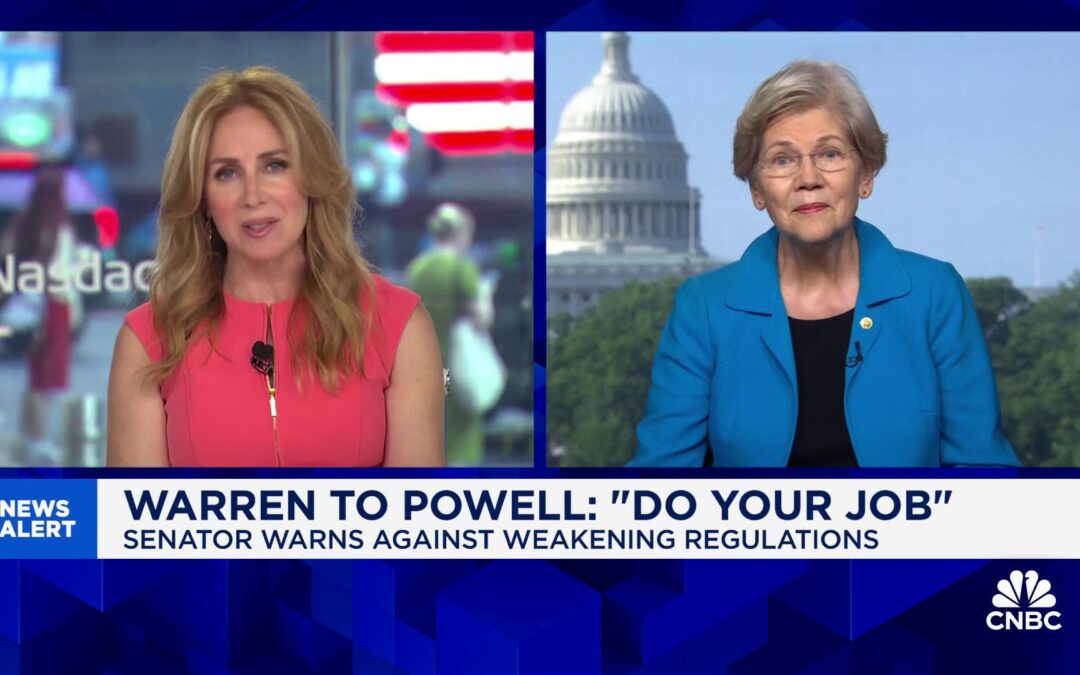 Sen. Warren warns Powell against weakening banking regulations: ‘Do your job’