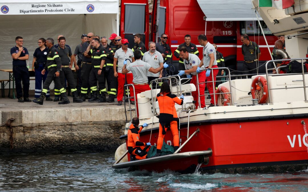 British tech entrepreneur Mike Lynch and Morgan Stanley’s Bloomer retrieved from yacht wreckage