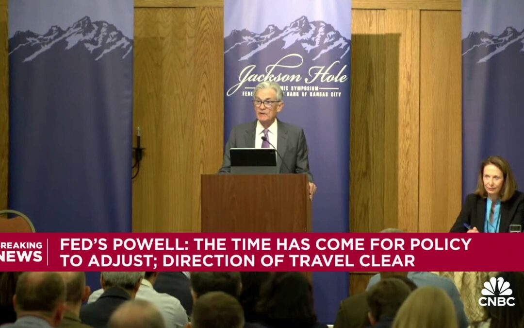 Fed Chair Powell indicates interest rate cuts ahead: ‘The time has come for policy to adjust’