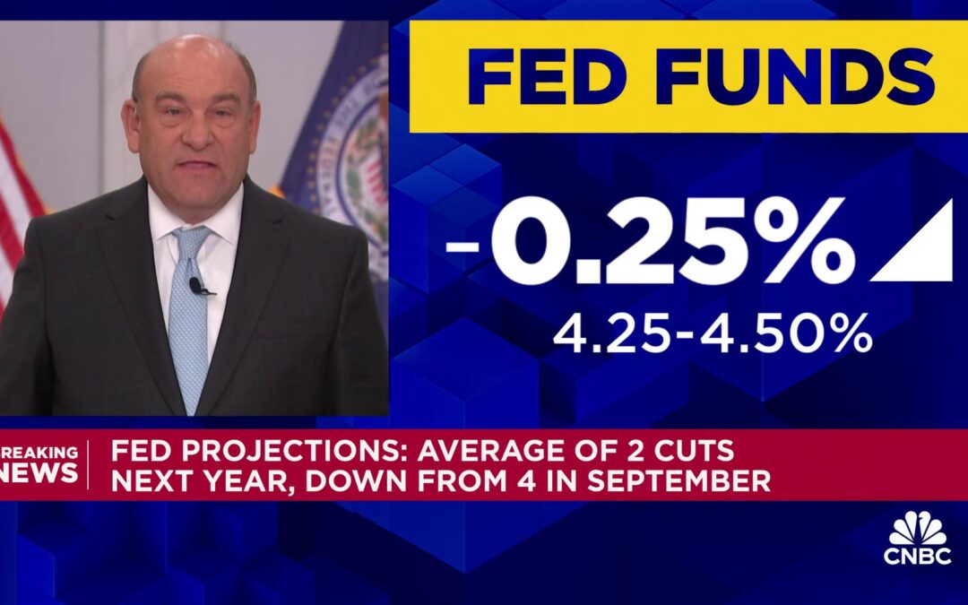 Fed cuts by a quarter point, indicates fewer reductions ahead