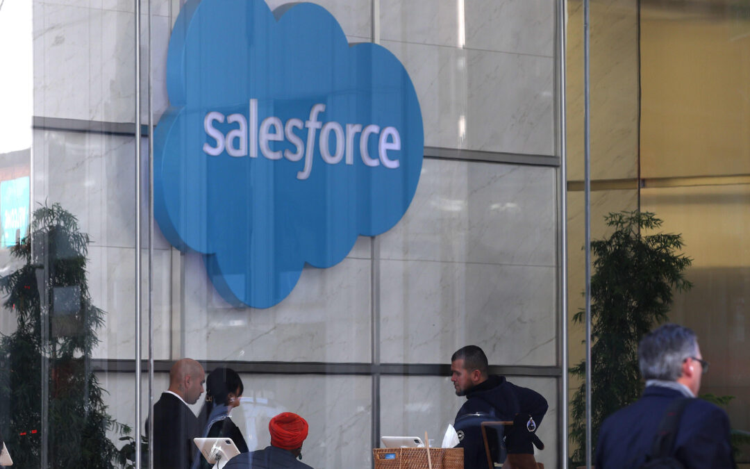 Stocks making the biggest moves premarket: Salesforce, Foot Locker, Pure Storage, PSQ Holdings & more