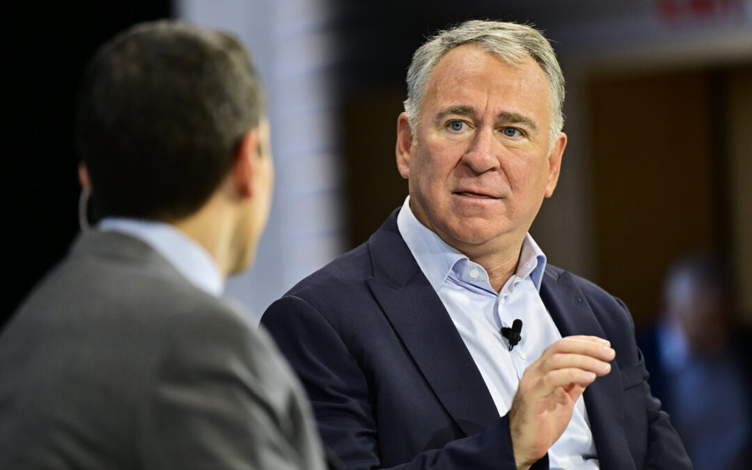 Ken Griffin’s multistrategy hedge fund at Citadel rose 1.4% in volatile January